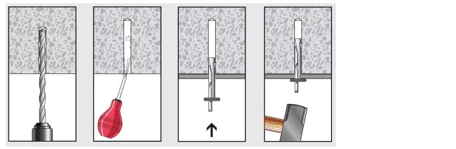 Carbon Steel Zinc Plated Expansion Metal Ceiling Anchor for Europe Market