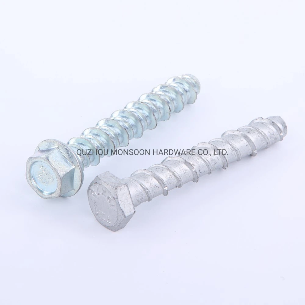 Hexagon Flange Head Concrete Bolt Screws